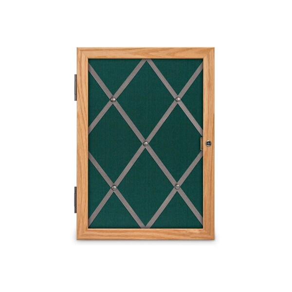 Sliding Door Wood Corkboard, 96"x36", Ligh, UV9006OCS-LTOAK-CORK